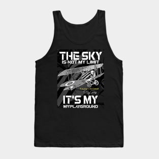 Funny Airplane Aviation Pilot Aircraft Aeroplane Men Women Tank Top